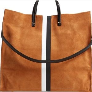 CLARE V. Simple stripe tote
